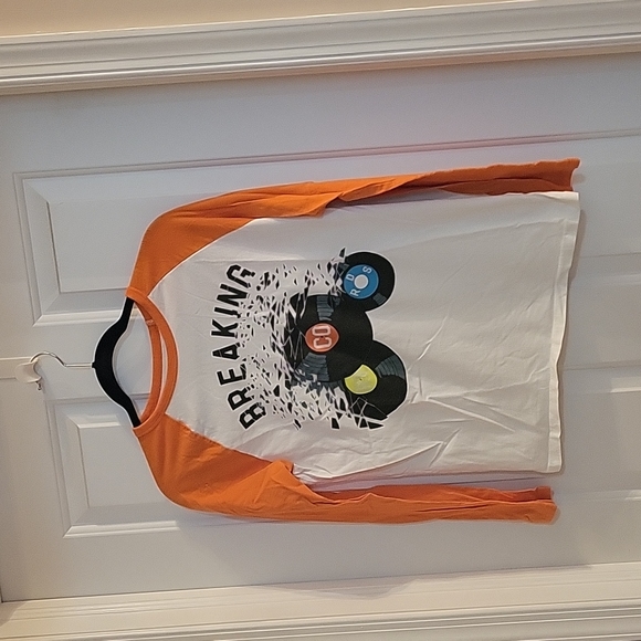 GAP Other - Gap breaking records white and orange long sleeve xxl